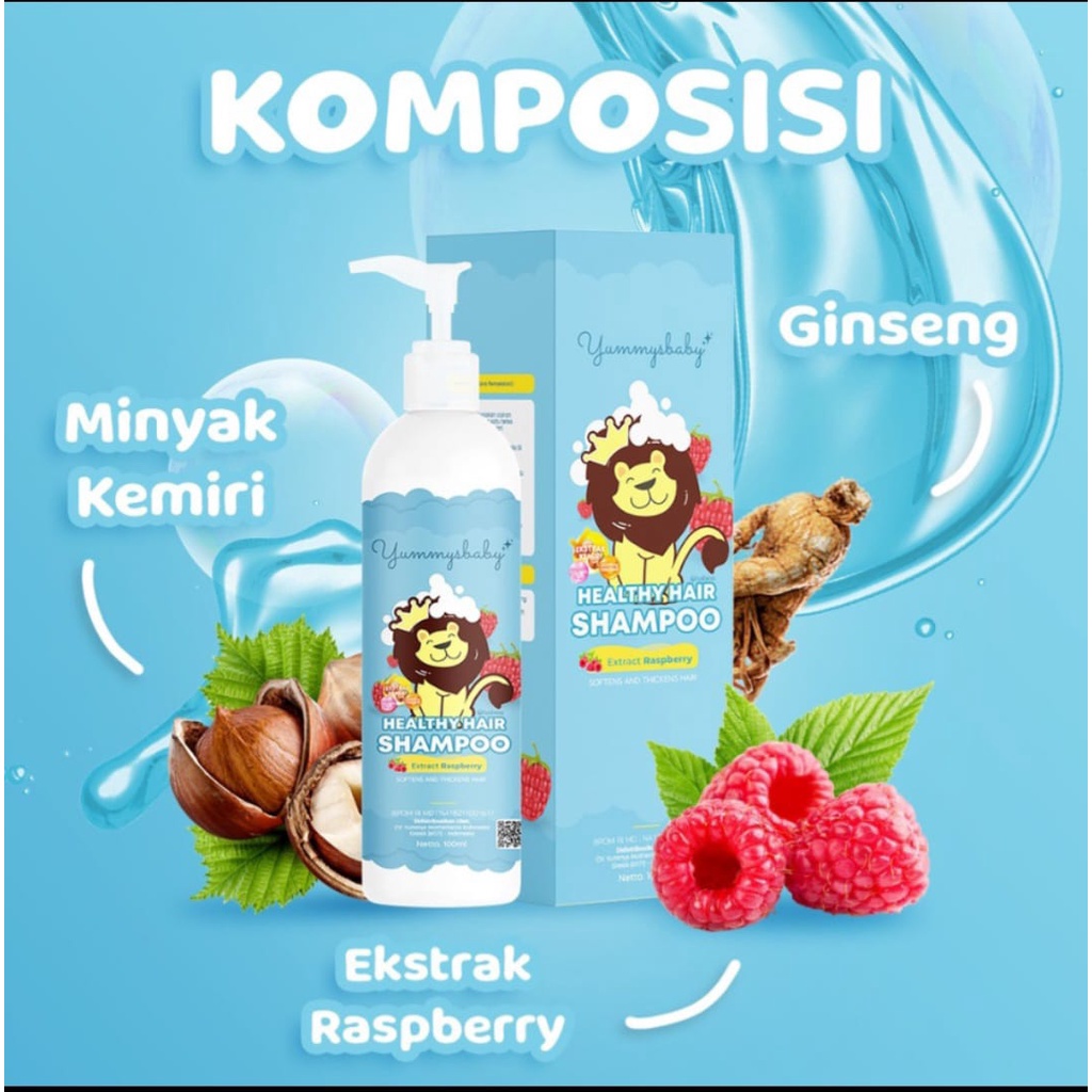 Yummys Baby Shampoo &amp; Serum Penumbuh Rambut Bayi