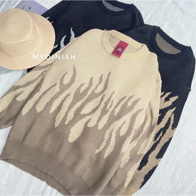 Qintan Oversize Sweater - Atasan Blouse  Terbaru