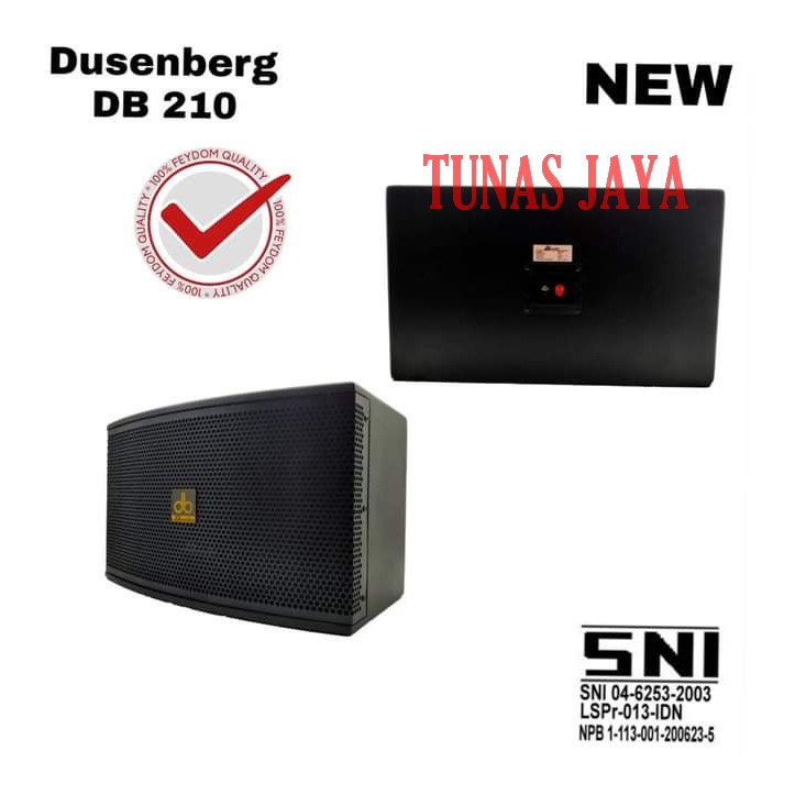 SPEAKER PASIF DUSEN BERG DB 210 10 INCH DUSENBERG DB210 SEPASANG ORI