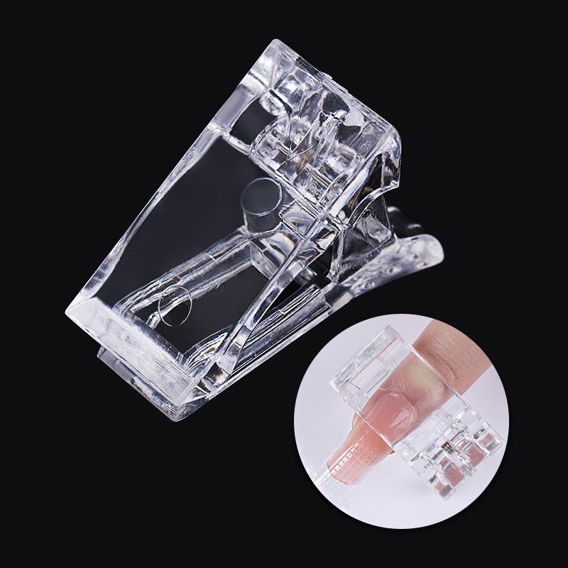 1 Pc Quick Building Nail Tips Clip Finger Extension UV LED Gel Plastic Tools