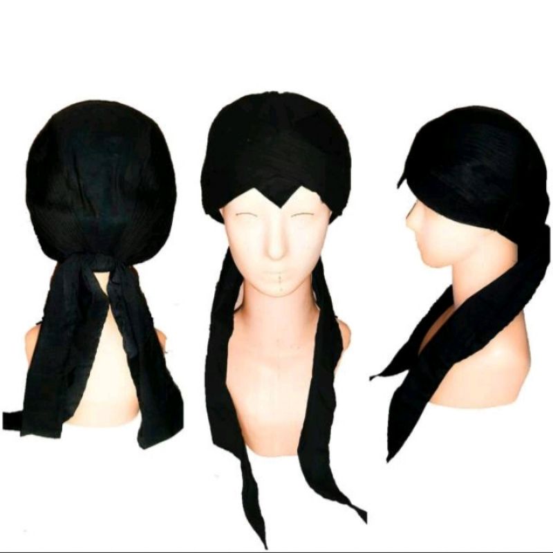 BLANGKON JOGJA LIPAT SLIWIR HITAM POLOS