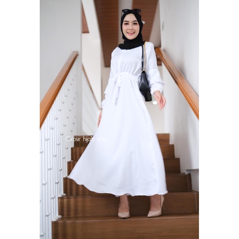 (MGA) GAMIS APINA REMPEL BUSUI DRESS MOSCREPE PREMIUM