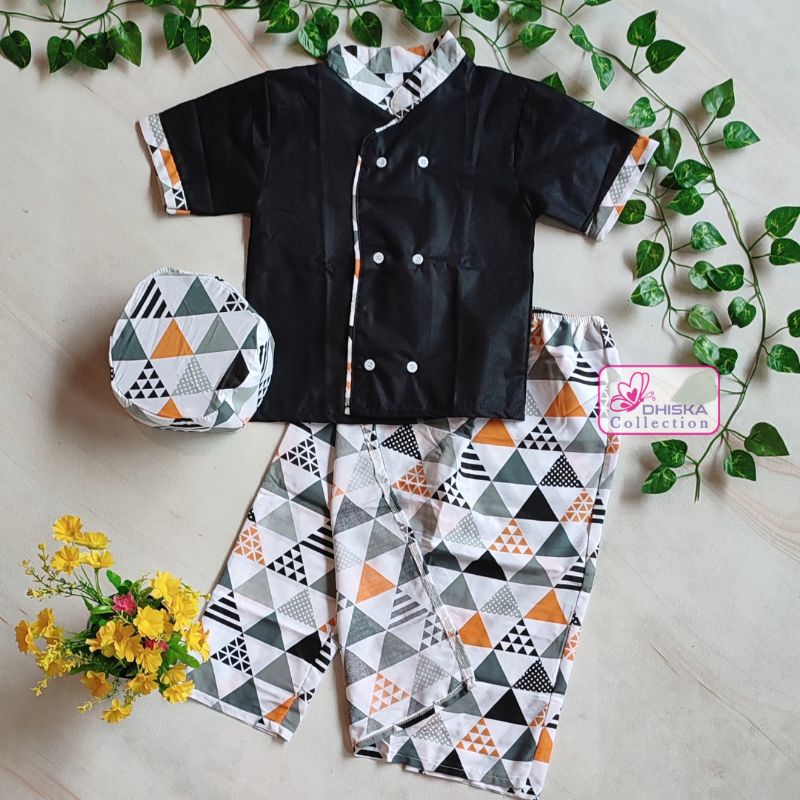 4-7Thn SARKOCI LittleKoda (B) Sarung Koko Peci