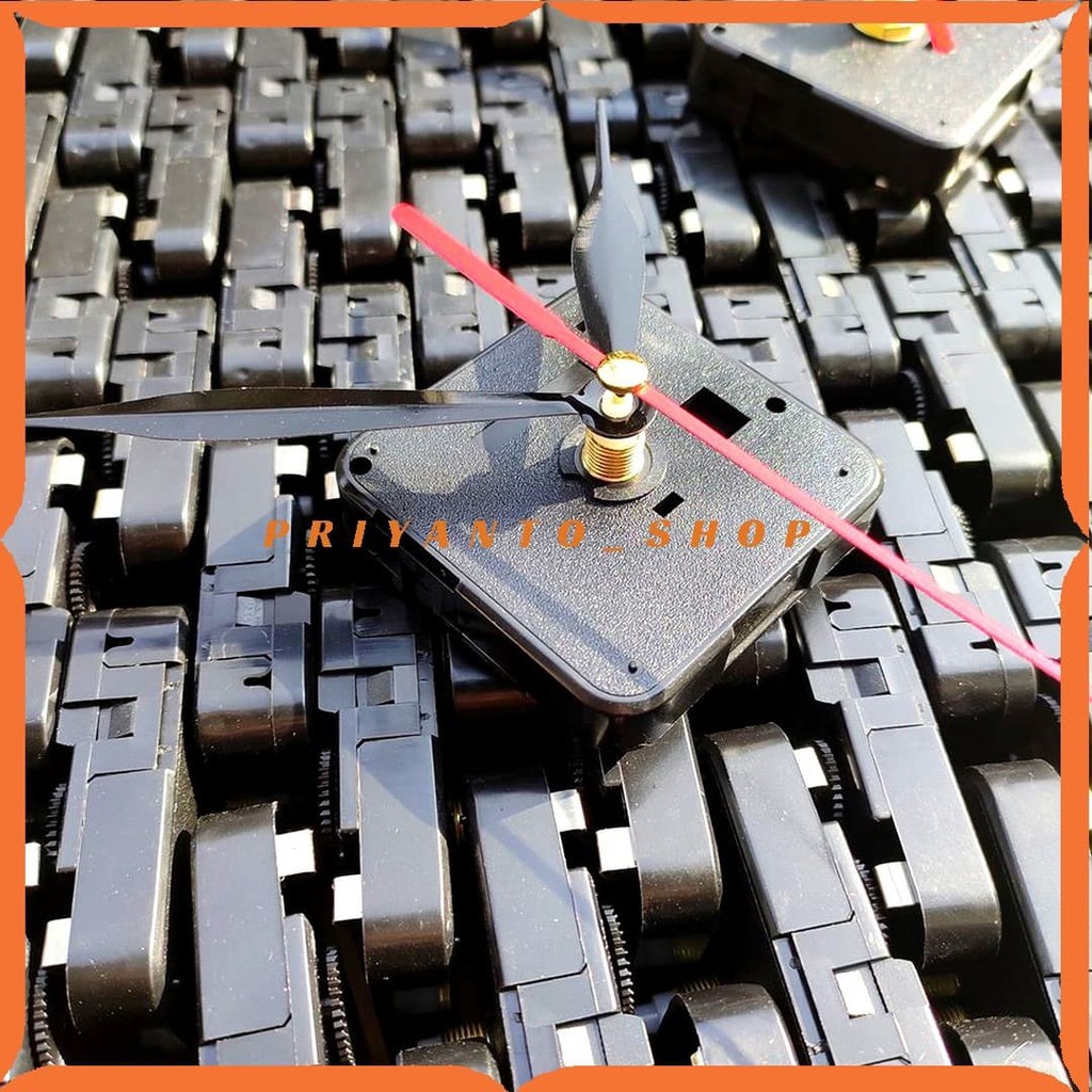 Mesin Jam Dinding Sweep Merayap Tanpa Swara 3268s Free Jarum