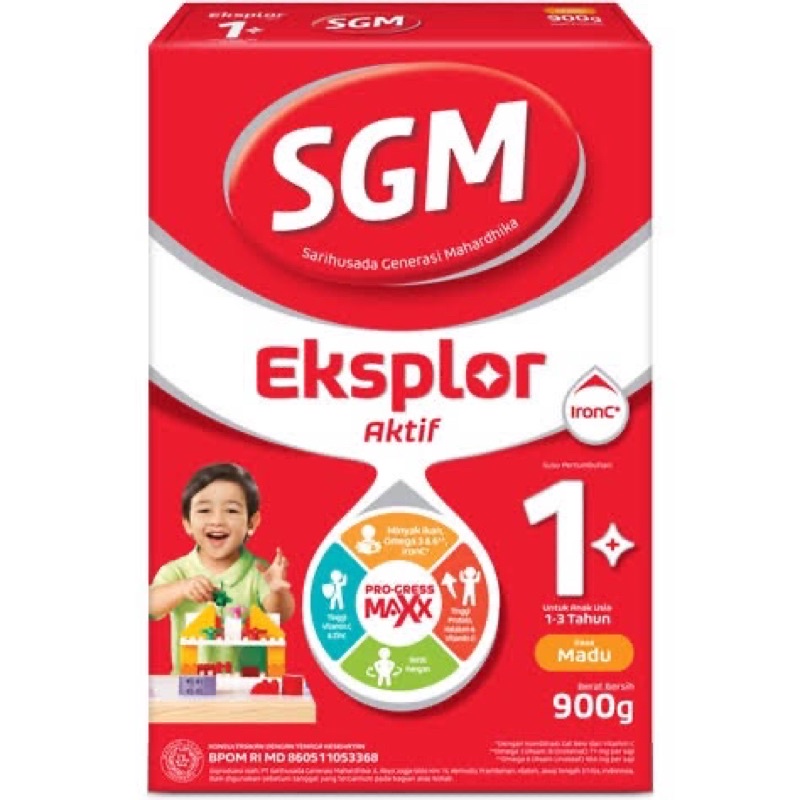 

SGM EXPLOR 1+ ( 900GR) rasa madu dan vanilla