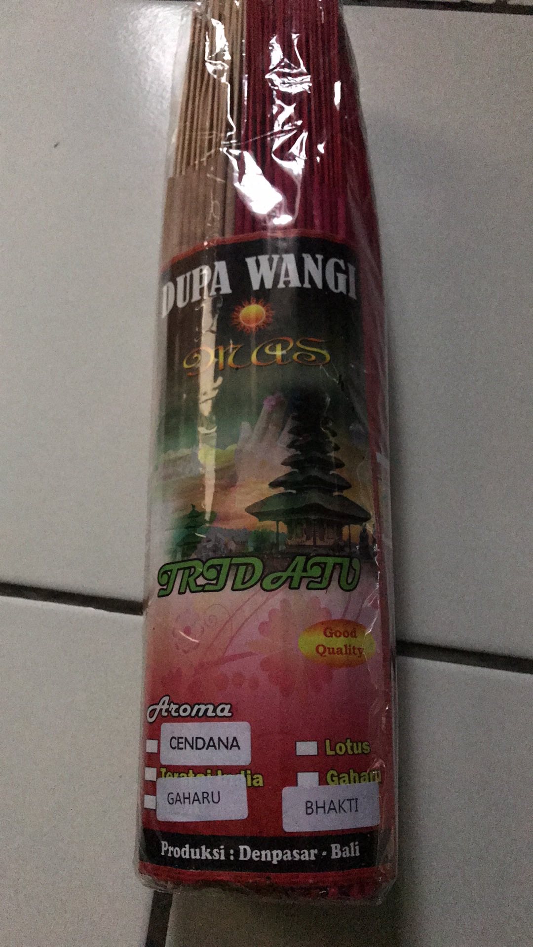 Dupa Wangi Tridatu Balil 3 Aroma Dan Warna Berbeda