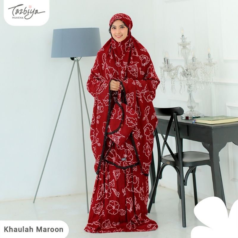 MUKENA TAZBIYA ALLOVER 2IN1 KHAULAH SERIES ALLSIZE