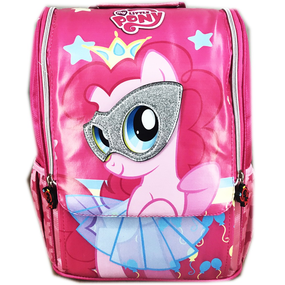 Tas Ransel Sekolah Anak TK Jepang My kuda pony pinke pie 3D Timbul LB