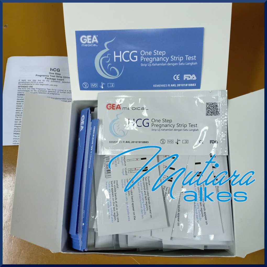 ECERAN  - Tes hamil GEA / Testpack / Tespek Gea / HCG Urine Pregnancy ( Privasi Terjaga )