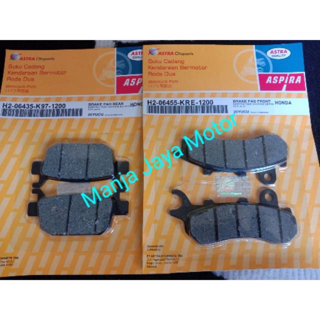 Paket kampas rem depan belakang + Oli Mpx 2 + gardan for PCx ADv 2017-2020 lokal