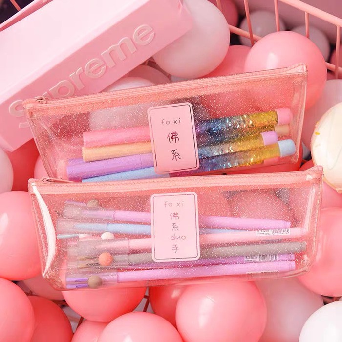 

Tempat Pensil Unik / Pencil Case Edisi Pink Bling Bling Cantik
