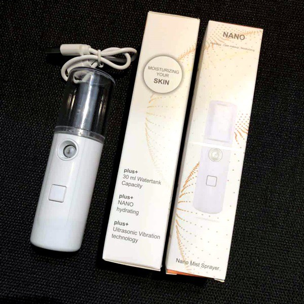 Pelembab Wajah USB Mini NANO Facial Mist Sprayer Moisturizing Skin Spray Semprotan uap