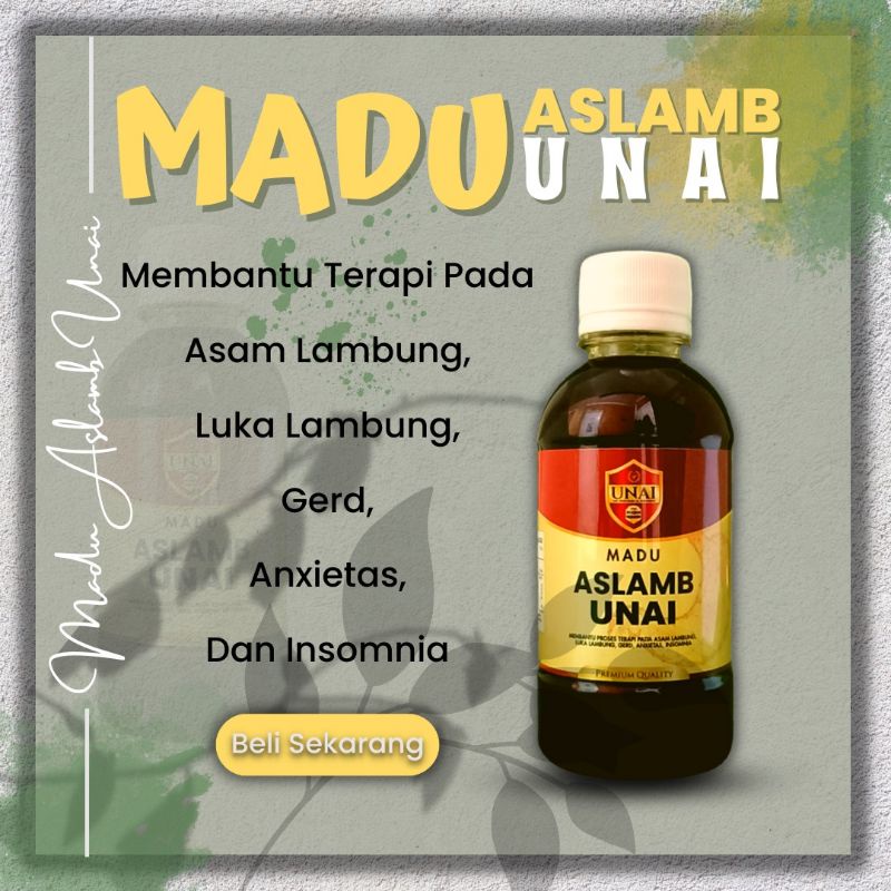 

MADU ASLAMB UNAI ASAM LAMBUNG HERBAL RACIKAN KHUSUS RUQYAH ORIGINAL REHAB HATI