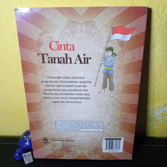 novel cinta tanah air balai pustaka 180 hal