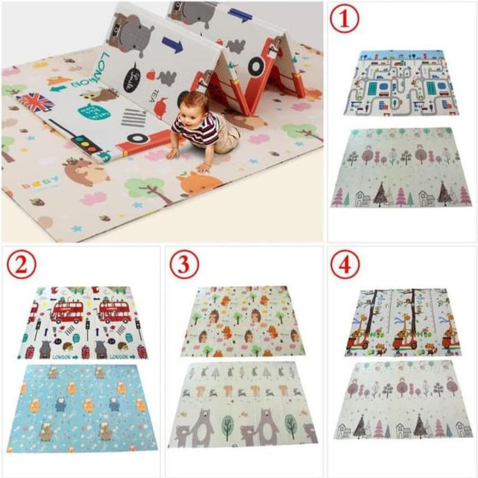 tikar lipat anak import playmat bayi 150x200