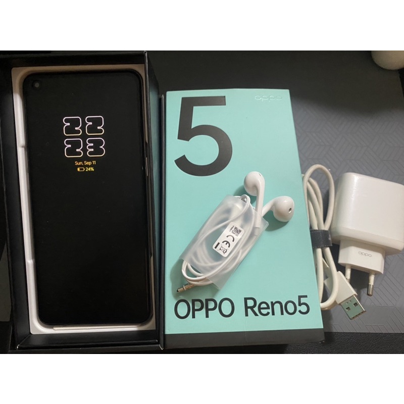 OPPO RENO 5 4G (8GB+128GB) SECOND LIKE NEW