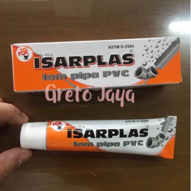 

Lem Pipa PVC ISARPLAS / Lem FOX ASLI Tube Paralon Pralon Air