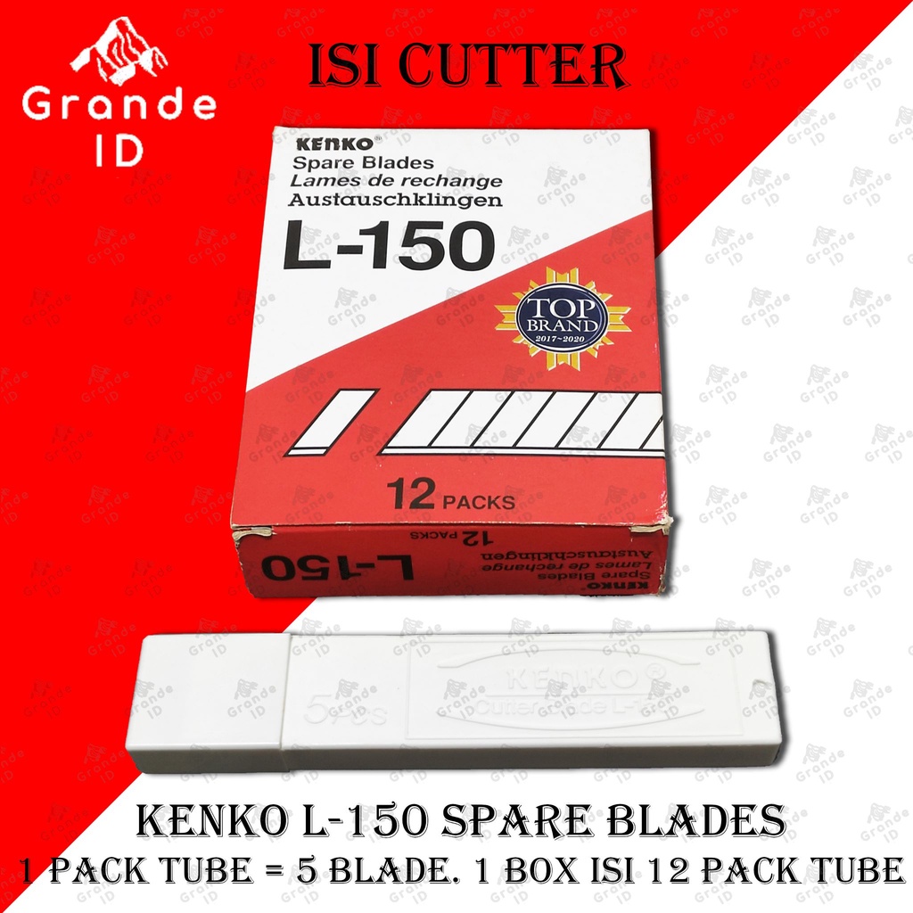 

ISI CUTTER KENKO L-150 REFILL CUTTER L-500 ISI 5 BLADE