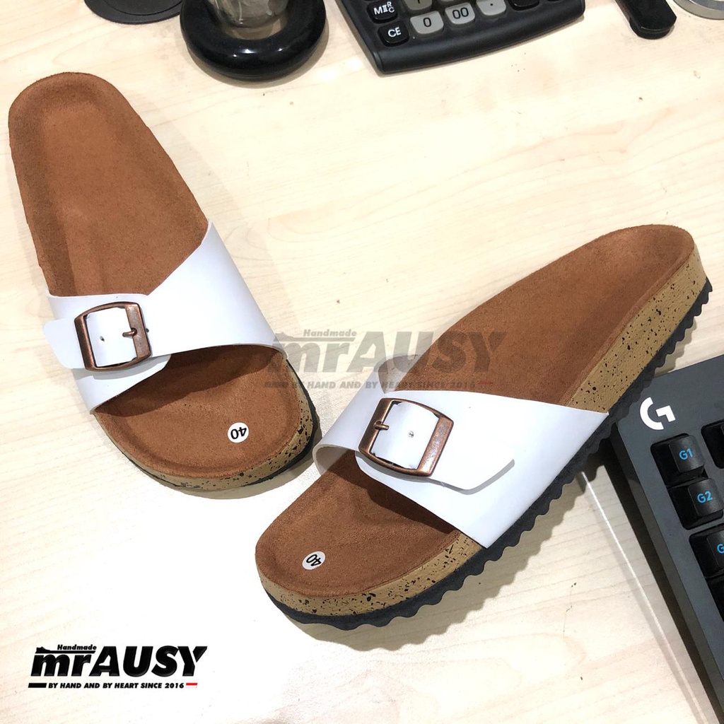 Sandal Selop Wanita Cewek Casual mrAUSY Ringan Strap 1 Gesper 1