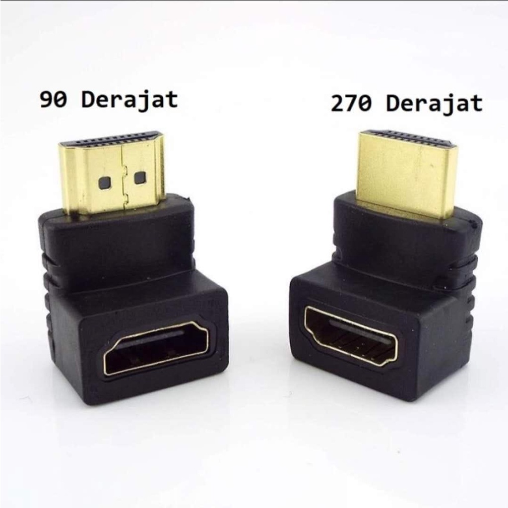 Gender / Connector HDTV Male-Female Siku 270 derajat