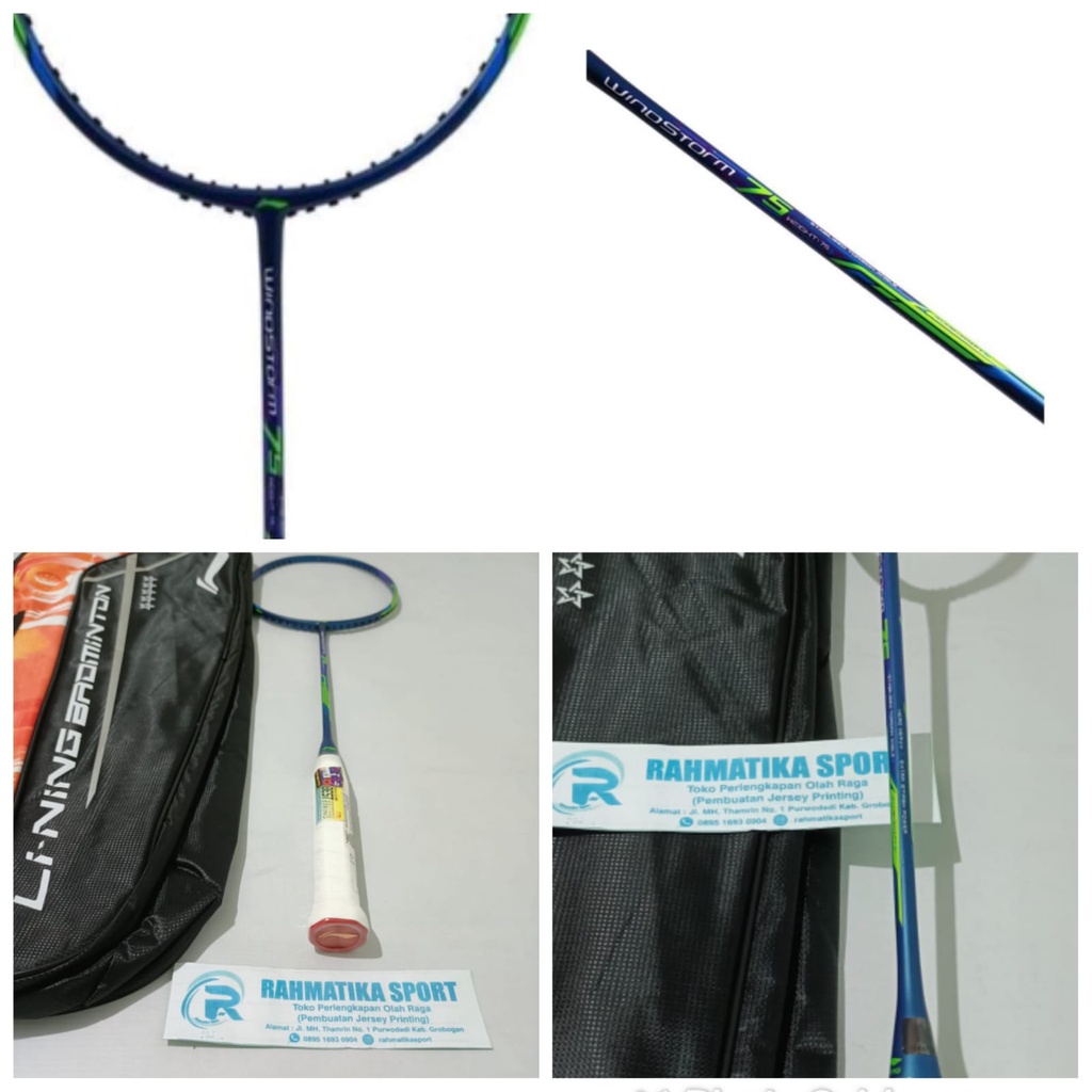 Raket Badminton LINING Windstorm 75 ORIGINAL