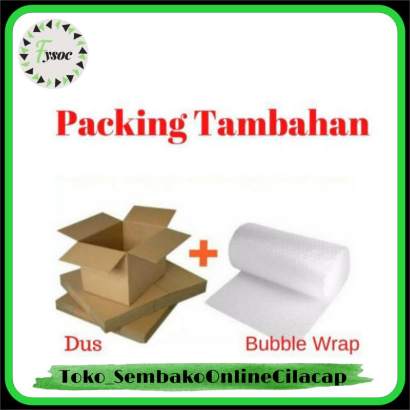 BUBBLE WARP + DUS PACKING AGAR PAKET AMAN | DUZ KARTON