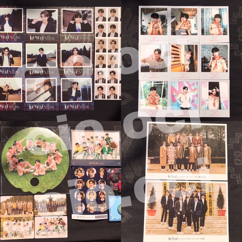 [Ready Stock] Treasure wellcoming collection polaroid treasure summer camp treasure official polaroi