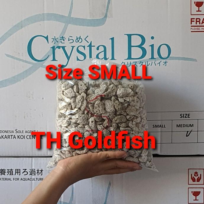 Repack 1/2 kg Size S (Small) Crystal Bio Media Filter