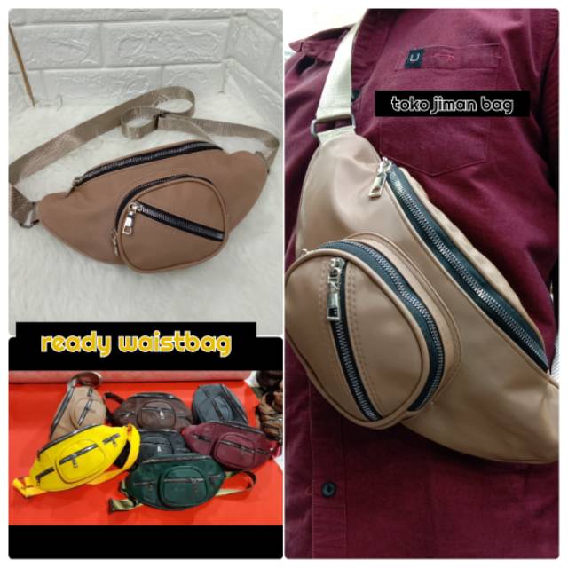 Pomo!!!Tas waistbag cewek/cowok slingbag tas pinggang