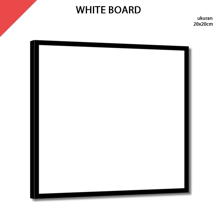 

Papan Tulis Putih White Board 20x20 cm