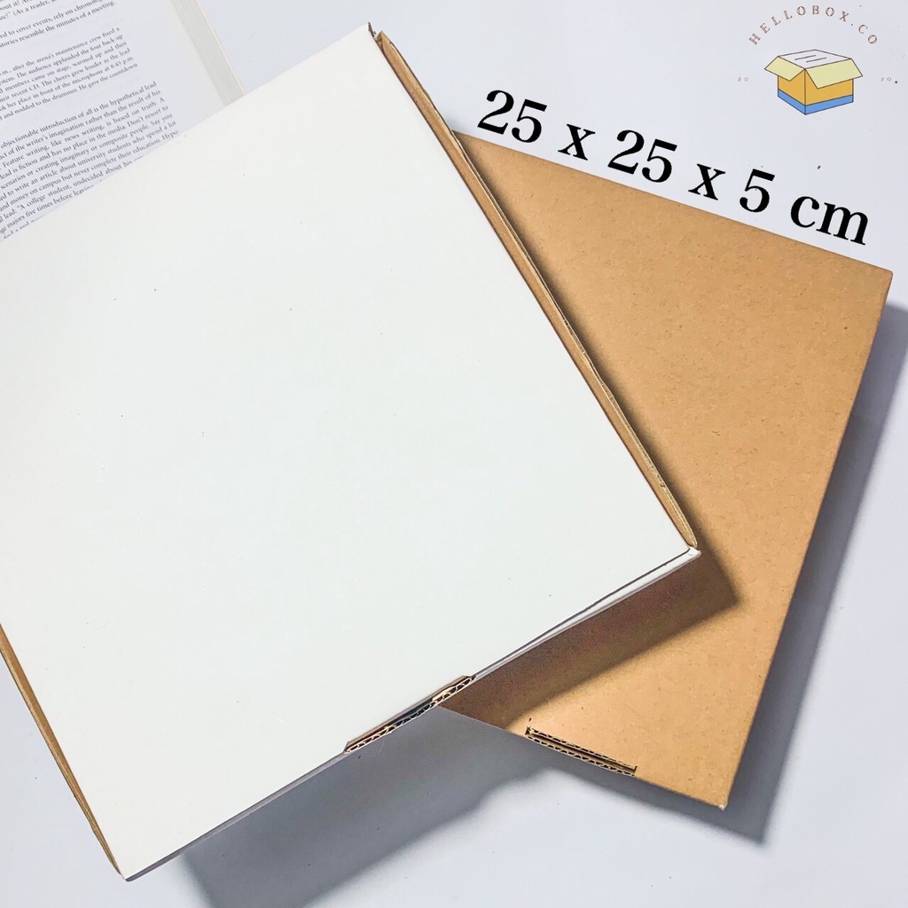 

Kardus 25x25x5 cm | dusbox dus packing kardus box Die Cut & Easy Usage | Box Pizza