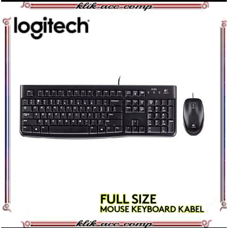 Logitech Combo MK120, Keyboard + Mouse./keyboard mouse logitech kabel.