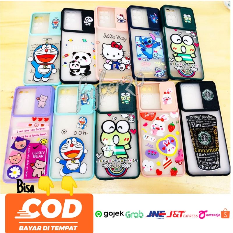 Case Kartun Doraemon Hello Kitty Stick Keroppi For Oppo A5S Reno 6 4G Casing Karakter Lucu Terbaru