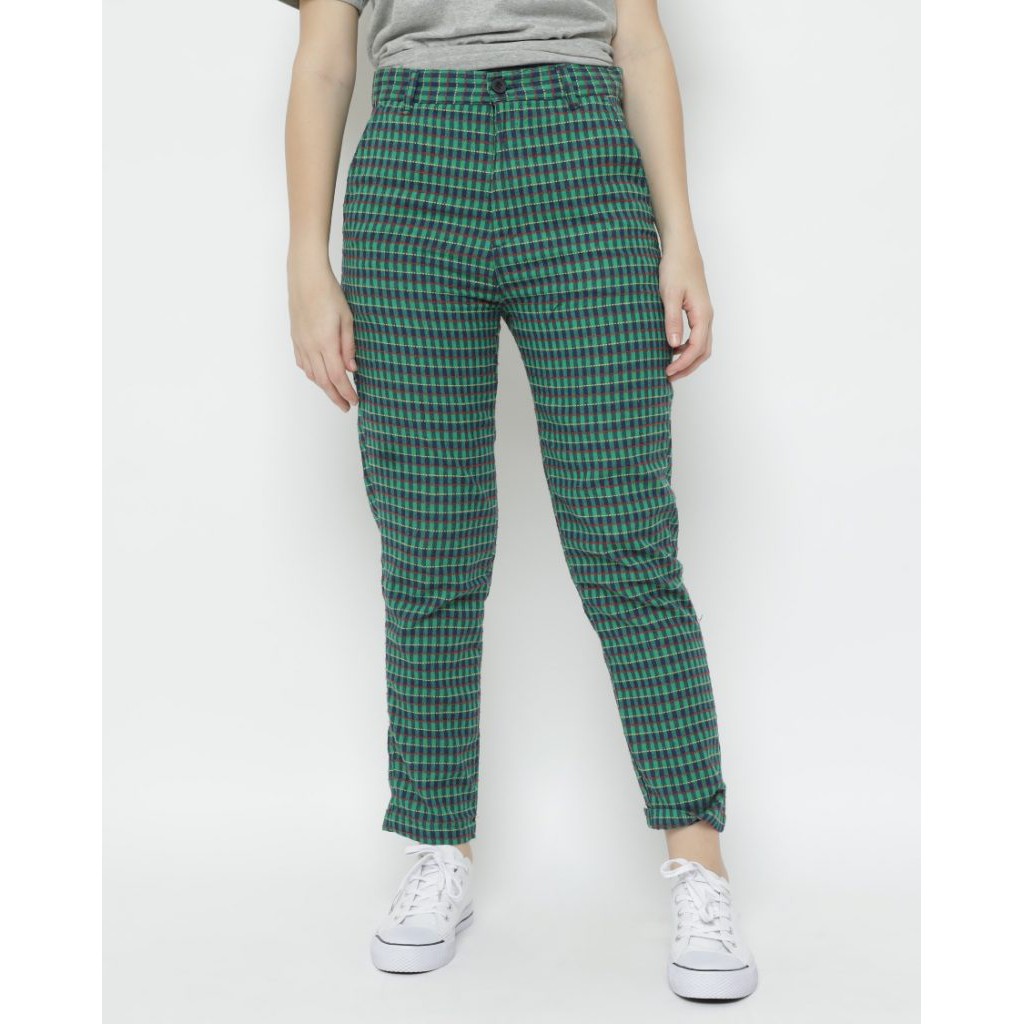 

Erigo Checked Pants Etona Green