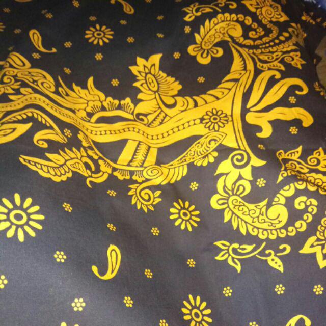 Kain Batik Solo (grounding) Motif Keris Warna Coklat