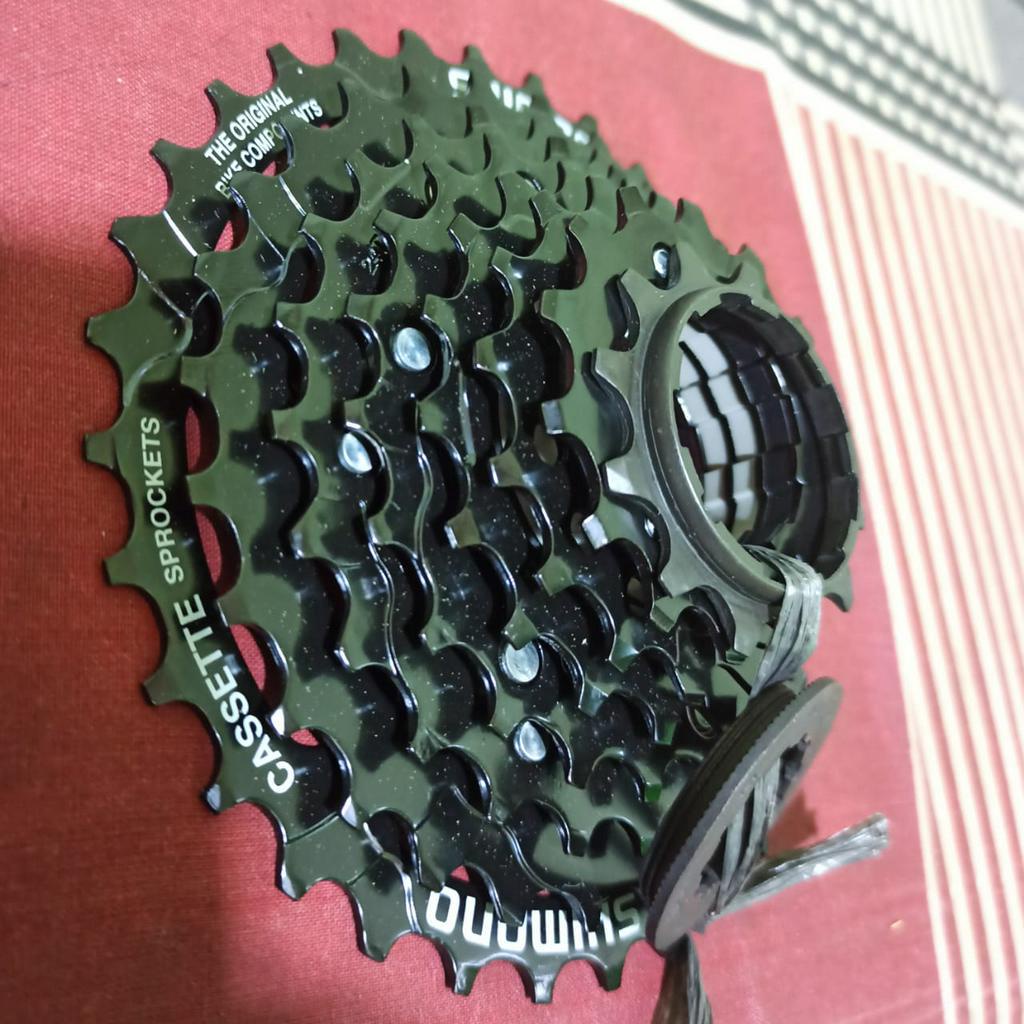 Sprocket Cassette 8 speed Shimano CS-HG200-8 Sproket 12 32T Sepeda RB MTB