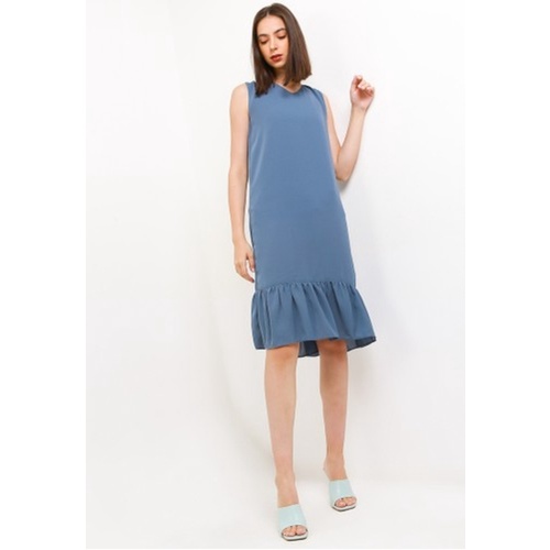 STYLE BUTIK Niki V Neck A-Line Midi Dress