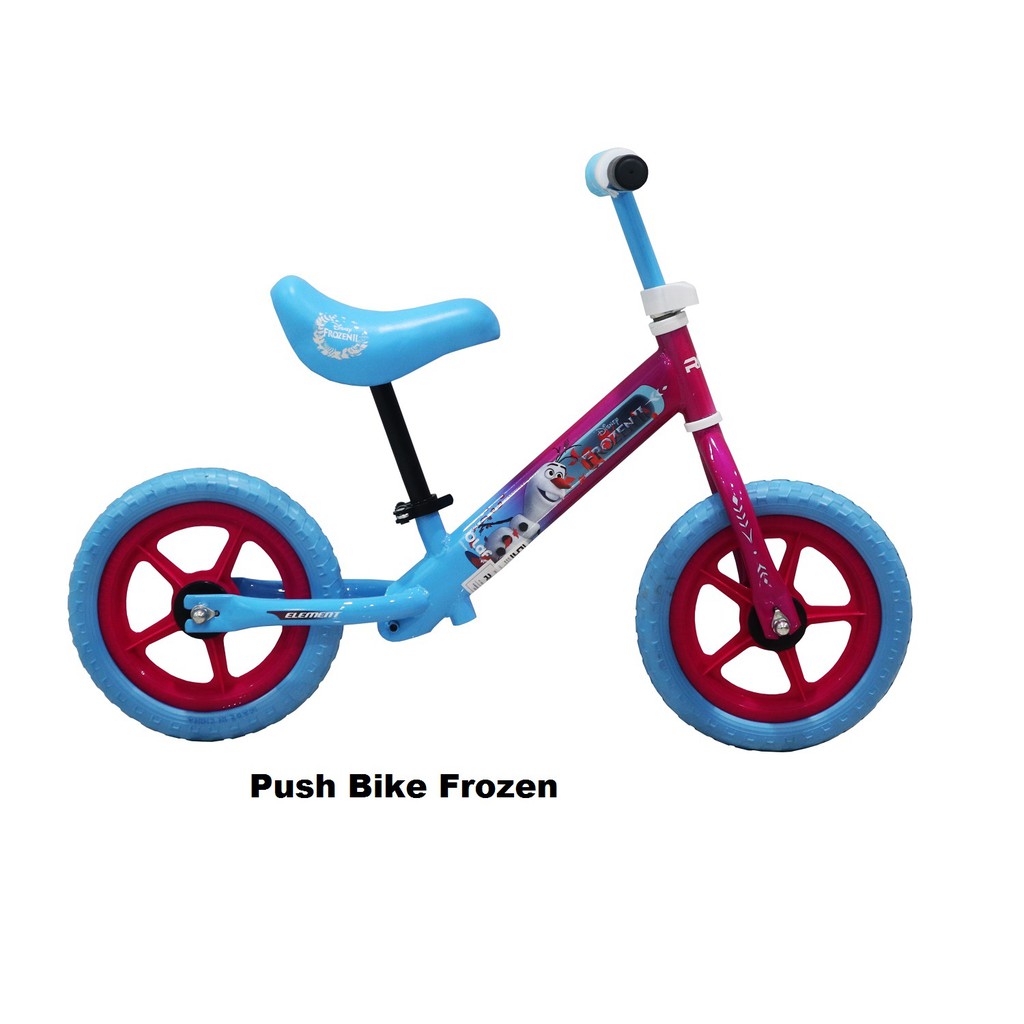 Push Bike 12 Frozen 3.0 Blue Pink