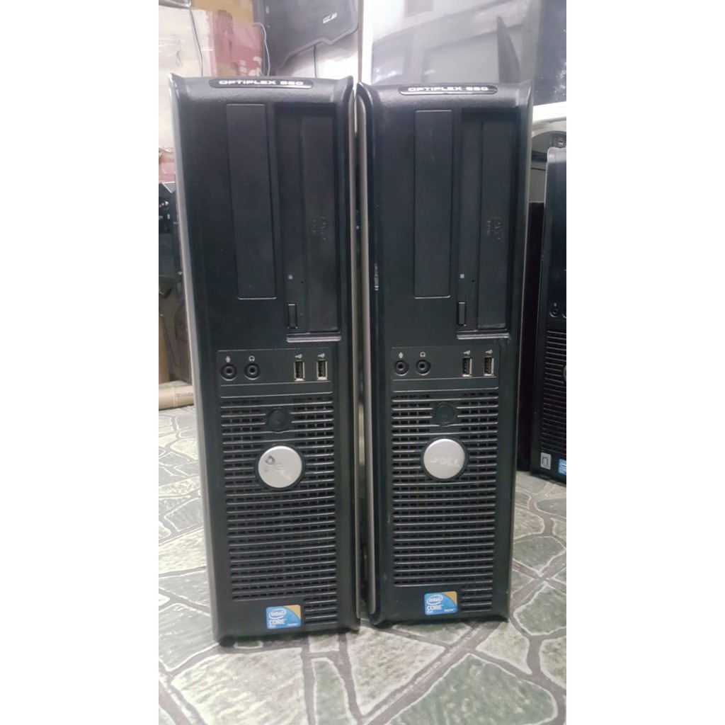 PC BUILD UP DELL OPTIPLEX 740 SLIM CORE2 QUAD WINDOWS ORI