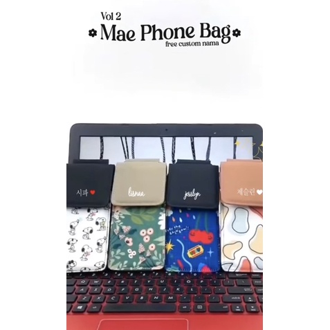 MAE CARD HOLDER/ ID CARD HOLDER/ DOMPET KARTU/ SLINGBAG PHONE VOL 2 WATER RESISTANT (FREE CUSTOM NAMA)