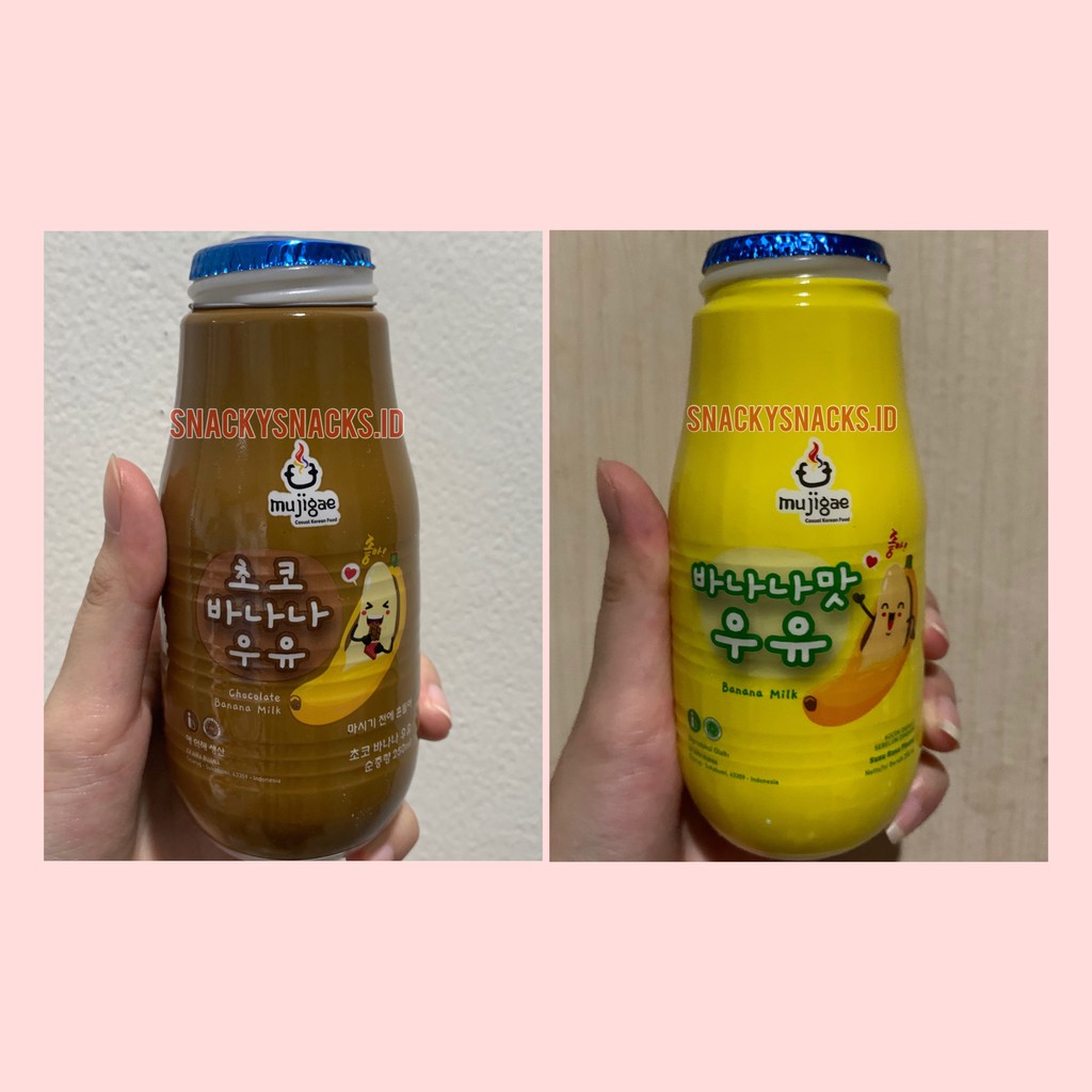 

Mujigae Banana Milk Chocolate / Original HALAL MUI 250 ML