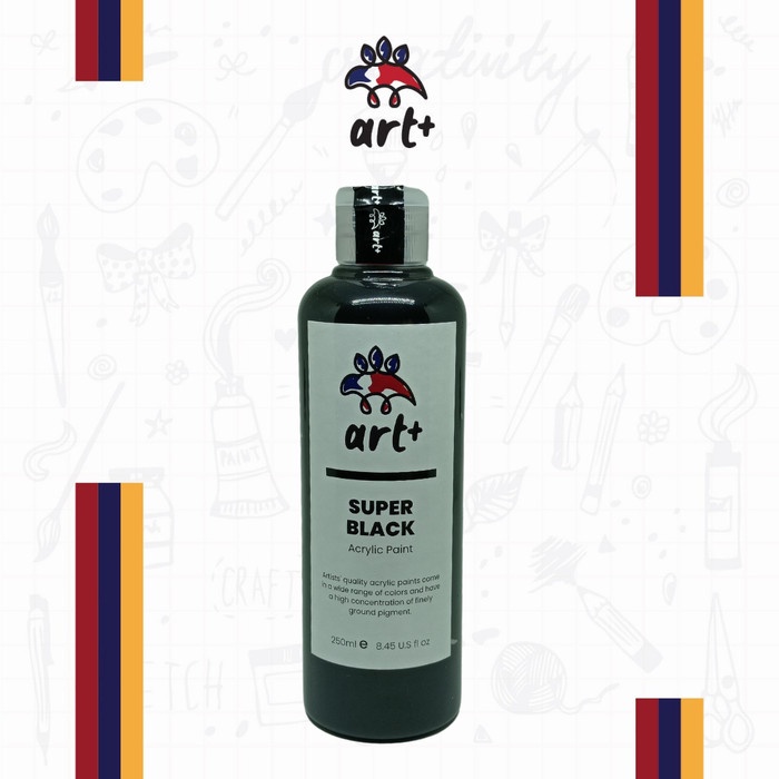 

Produk Terbaru Acrylic Paint/Cat Akrilik Art+ Super Black 250 Ml