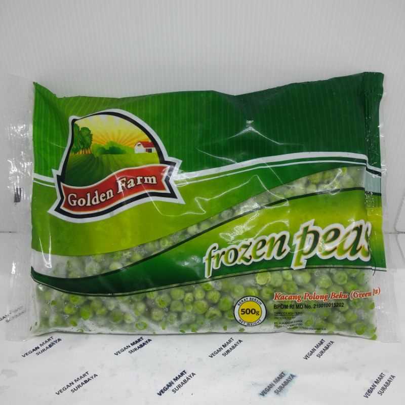 

Golden Farm Green Peas / Kacang Polong Beku 500gr