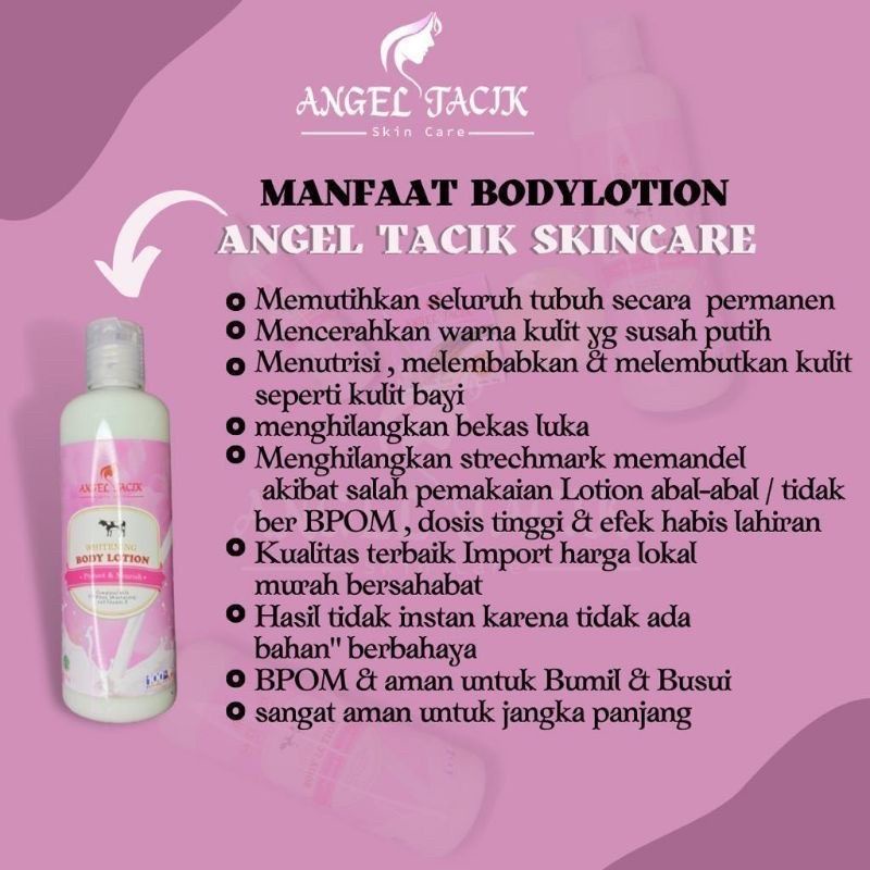 ‼️READY‼️HANDBODY ANGEL TACIK BPOM - PEMUTIH TUBUH - WHITENING BODY LOTION VIRAL