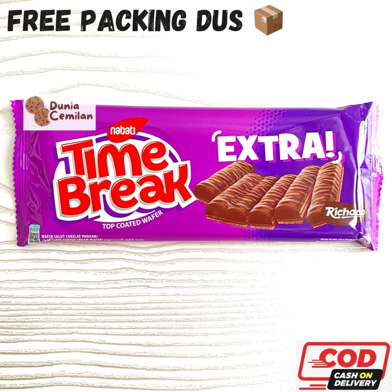 [TERMURAH!!] Nabati Time Break EXTRA 48gr SATUAN - Wafer Coklat Nikmat Murah Diskon