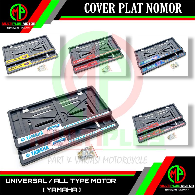 Cover Dudukan Rumah Kotak Tempat plat nomor nomer motor YAMAHA,VIXION,AEROX,MX KING,MATIC,BEBEK,MIO