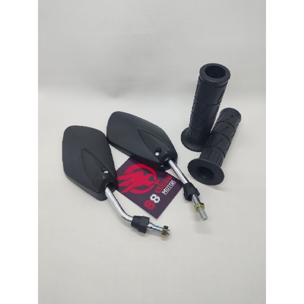 Spion Suzuki Shogun + Handgrip Kaze Kawasaki Paket Standar Murah Buat Motor Suzuki