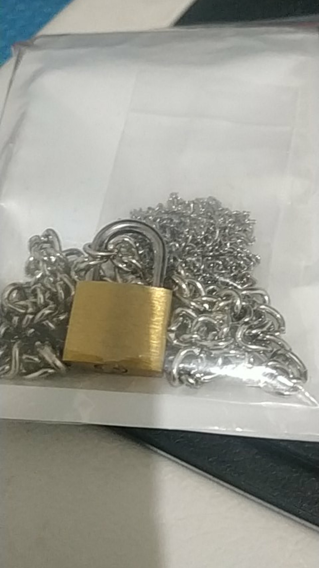 Brass Padlock Key Necklace Aksesoris Kalung Gembok Lock Kuningan Edition
