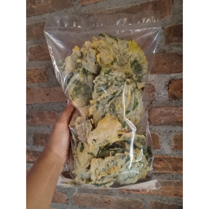 

KERIPIK BAYAM GURIH ENAK 250 GRAM