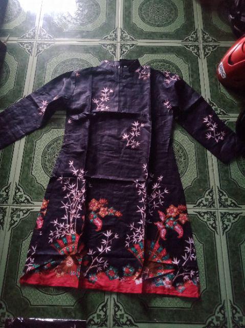 Bisa Cod Ready Xxl - Baju Batik Wanita Termurah Tunik Motif Kipas - Batik Ifa